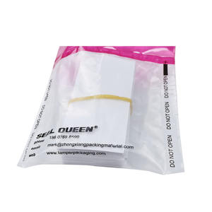 Seal Queen Recycle Plastique Numéro de série Code à barres Reçu Inviolable Preuve évidente Argent Pièce Preuve Sécurité Banque Dépôt Sac - Product Image 4