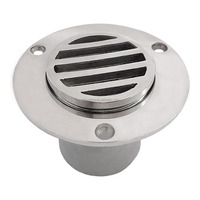 Accessoires marins : Drain de douche traversant le coque en acier inoxydable 316 moulé pour bateaux et voiliers