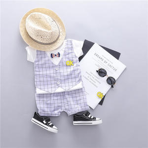 Ensembles de vêtements d'été pour bébés et enfants, nouveau design de pantalon pour garçon et t-shirt personnalisé à séchage rapide pour enfant - Product Image 5