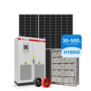 Lovsun热卖50kw太阳能发电厂家用商用离网15kw 30kw 80kw 100kw太阳能系统