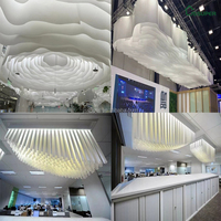 Plafond décoratif de moulage fait sur commande formé étanche à l'humidité de centre commercial de salle de bal d'hôtel simple moderne Offre Spéciale