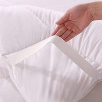 Luxus White Goose Ente Daunen feder Matratze Topper Baffled Feather bed-Ganzjährig, Twin/Twin XL Size39x79in Hersteller