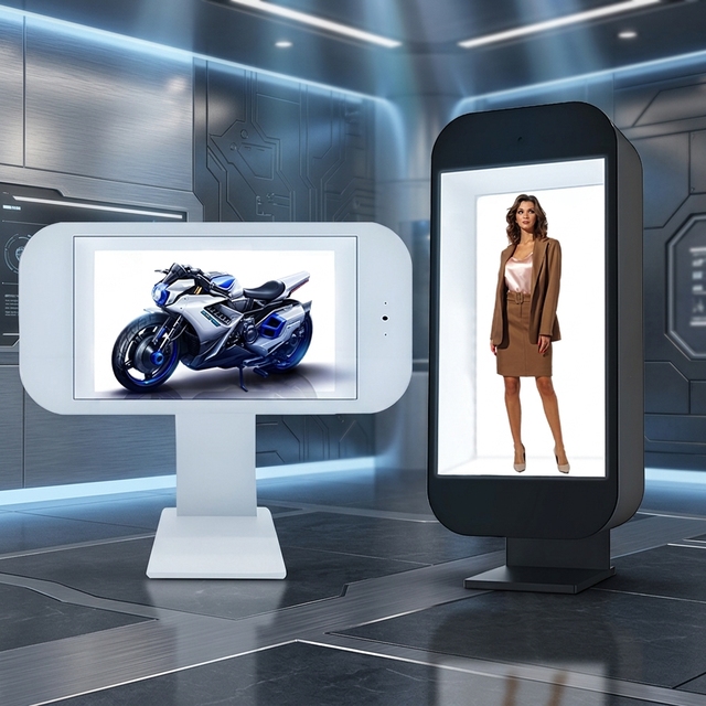 Transparent LCD Holobox 21.5&32 Inch 3D Hologram Display Box Advertising Showcase Factory Supply