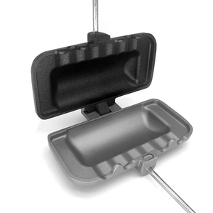 Hợp kim nhôm hình chữ nhật hai mặt bánh sandwich Pan bánh sandwich bánh sandwich bánh sandwich với không dính tráng bánh mì nướng khuôn - Product Image 3