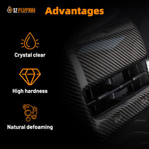 อีพ็อกซี่เคลือบเงาคาร์บอนไฟเบอร์สองส่วนประกอบ 2:1 ปลอดสารพิษ ลดฟองอากาศได้ดี ความแข็งสูง เหมาะสำหรับงานกระจก งานก่อสร้าง และงานไม้ - Product Image 3