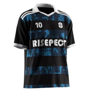 Camiseta de Fútbol Tipo Polo con Cuello en V de Alto Rendimiento, Acabado que Absorbe la Humedad, Secado Rápido y Logotipos Personalizados para Aficionados - Product Image 5