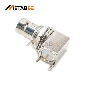 Connecteur Jack coudé à cloison BNC 50 Ohm <span class=keywords><strong>prise</strong></span> <span class=keywords><strong>coaxiale</strong></span> à angle droit pour systèmes de vidéosurveillance et de vidéo - Product Image 3