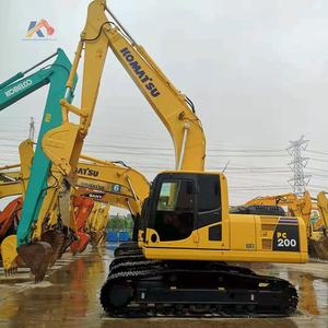 Excavadora Komatsu pc200-8 de 20 toneladas usada con pocas horas de uso, confiable para construcción y paisajismo, equipo Komatsu de segunda mano - Product Image 1