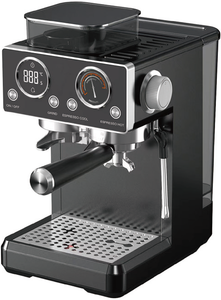 Machine à café en acier inoxydable Grind Brew avec moulin intégré, 1550W, brassage rapide, programmable, alerte de détartrage, écran tactile, usage domestique - Product Image 3