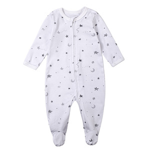 All'ingrosso tuta di cotone neonato a maniche lunghe con cerniera <span class=keywords><strong>pigiama</strong></span> copri piedi per strisciare il bambino <span class=keywords><strong>in</strong></span> autunno per gli uomini e le donne - Product Image 2