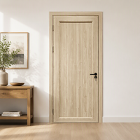 Porte WPC à double ouverture, design moderne, étanche, très vendue, pour usage commercial, portes intérieures en WPC, porte en bois creuse