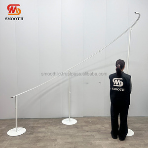 Arche circulaire en métal blanc pour la décoration de scène d'événements de mariage et de fêtes, design personnalisé SMOOTH - Product Image 5