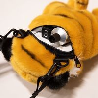 Jouets en peluche animaux simulés-Sac de poupée tigre mignon pour cadeaux pour enfants