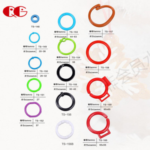 Toptan 2025 sıcak satış yan yayın toka üretici toka iç 41*53MMPP kilitlenebilir plastik yapış yüzükler - Product Image 5