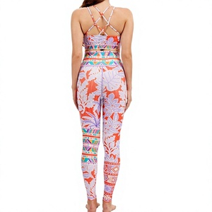Leggings de Yoga Transpirables Estampados para Mujer, Tallas Grandes, Cintura Alta, con Logo, Sin Costuras, Pantalones Deportivos de Secado Rápido para Entrenamiento - Product Image 4