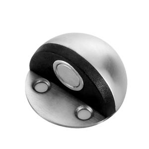Butée de porte magnétique en acier inoxydable au design moderne, pare-chocs en caoutchouc anti-collision, fixation au sol, utilisation hôtelière, marque GQK facile à utiliser - Product Image 4