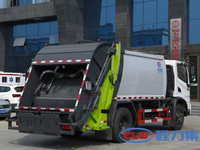 Camion à ordures compacteur Dongfeng 4*2 |   Liste de prix des camions compresseurs de 10 m³ |   Fabricant de camions à ordures pour l'assainissement municipal