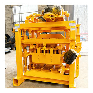 Macchina per Blocchi di Cemento Autobloccanti QTJ4-40 con Motore per Linea di Produzione di Mattoni in Cemento - Product Image 1