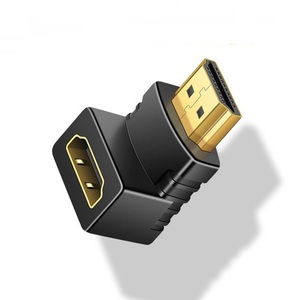 90 Degree Right Angle <b>HDMI</b> Adapter <b>HDMI</b> Male to Female Elbow Extension Connector - Product Image 2