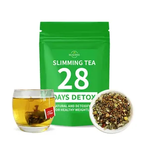 2023 thé chinois à base de plantes naturel 28 jours efficace de désintoxication thé amincissant rapide