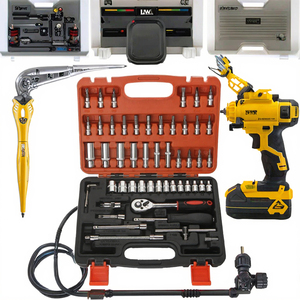 ชุดประแจบล็อกสำหรับรถยนต์แบบโครเมียม สำหรับงานซ่อมบำรุงรถยนต์  แบบ DIY OEM สำหรับช่างยนต์มืออาชีพ - Product Image 3