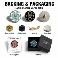 Épingles à revers personnalisées en émail, en métal dur, avec logo et nom, design floral antique, vente en gros pour la sécurité professionnelle