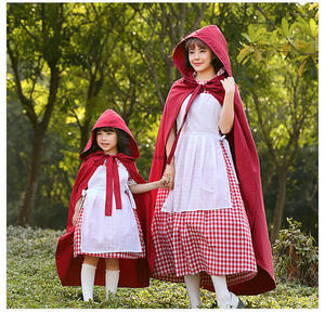 Costume de Petit Chaperon Rouge pour Halloween pour enfants, fantaisie, filles, performance, cosplay, personnage de film, déguisement - Product Image 6