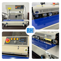Scelleuse à bande horizontale continue pour sachets de café, thé, épices et aliments, certifiée CE, machine de thermoscellage 220V, directement de l'usine