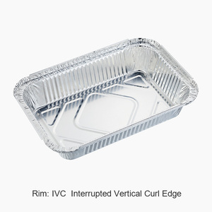 ภาชนะบรรจุอาหารทำจากอลูมิเนียมฟอยล์750มล. ภาชนะบรรจุอาหารแบบใช้แล้วทิ้ง PH3เป็นมิตรกับสิ่งแวดล้อม - Product Image 2