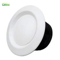 Diffuseur d'air rond en plastique ABS moderne et durable Lishine, installation facile, couleur et taille personnalisables pour système HVAC
