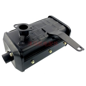 Silenciador para Motor Diésel Refrigerado por Aire 173F 178F 186F 188F 192F, Estilo Italiano, Tubo de Escape Lateral, Dispositivo de Reducción de Ruido - Product Image 2