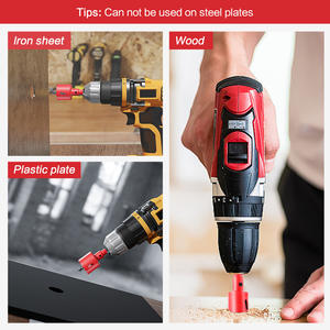 Broca de sierra perforadora de acero al carbono de 15-25 mm, bimetálica, para aluminio, hierro, acero inoxidable, bricolaje, madera - Product Image 6