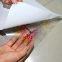 Autocollants amovibles transparents en PVC 8 mil, compatibles jet d'encre, pour impression, décalcomanies murales, DIY, écran de téléphone