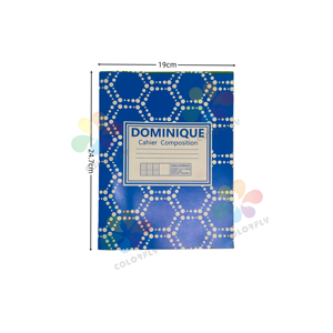 Cuaderno Escolar Personalizado Económico de Papel Offset Línea Francesa Dominicana para Estudiantes - Product Image 5