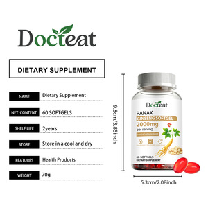 ซอฟต์เจลโสมแพแน็กซ์วีแกนคุณภาพสูง 2000 มก. สารสกัดสมุนไพร อาหารเสริม สูตรสะอาด ดูดซึมง่าย สมบูรณ์แบบ - Product Image 2