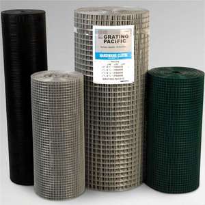 Rouleau de treillis gabion galvanisé 2x2,5 pouces en fil d'acier soudé pour mur de soutènement, cage à pierres et aménagement paysager - Product Image 6