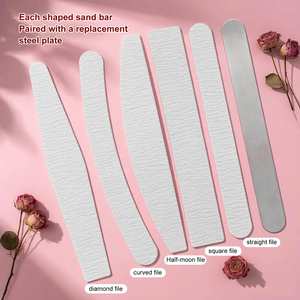 Nuevo Kit de Lijas de <span class=keywords><strong>Uñas</strong></span> Reemplazables, <span class=keywords><strong>Lima</strong></span> de <span class=keywords><strong>Uñas</strong></span>, Tira de Pulido, Juego Completo Profesional - Product Image 1