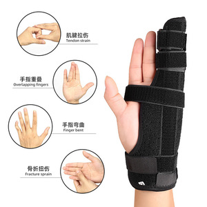 Ayarlanabilir sıkıştırma parmak tutucu koruyucu Brace spor bilek başparmak eller artrit atel destek koruyucu güvenlik - Product Image 4