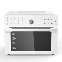 Horno Tostador Digital de Gran Capacidad 30L, Horno de Convección Eléctrico Inteligente Multifunción para Asar y Hornear