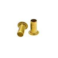Œillets en laiton sur mesure 6mm 8mm 10mm 30mm, rivets tubulaires creux, œillets métalliques M1.7 M2 M2.5 M3 M4 M5 M6