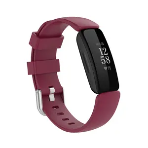 适用于Fitbit启发2 /Ace 3带，适用于Fitbit Inspire2 /Ace3的可调节软硅橡胶运动替换表带带