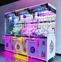 Grande machine commerciale à monnayeur pour attraper les peluches, machine à griffes, attrapeur de jouets à monnayeur, machine de jeu d'arcade à prix