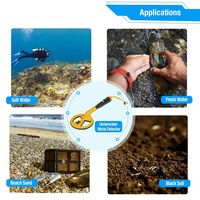 Détecteur de métaux portable professionnel IP68 étanche MD-780, 30 m sous l'eau, chasse au trésor, détecteur de métaux industriel