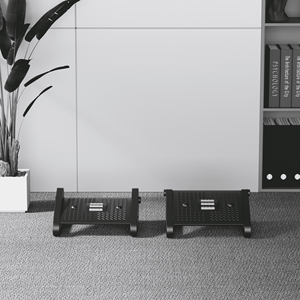 डेस्क एडजस्टेबल आराम के तहत एर्गोनोमिक प्लास्टिक डॉट्स रोलर्स के साथ - Product Image 3