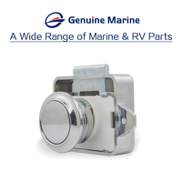 Serrure de porte marine authentique, verrouillage sans clé pour armoires de bateau, yacht et navire