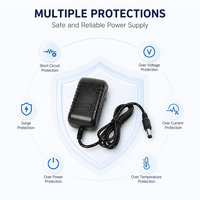 Adaptador de Corriente con Certificación CE, 3V 2A 6W, Enchufe Estadounidense, Conexión de 3 Voltios, Fuente de Alimentación Conmutada AC/DC de Fábrica para Luces LED Decorativas