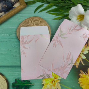 Haute qualité avancée bambou flux ombre enveloppe spécialité couleur papier portefeuille emballage cadeau invitation <span class=keywords><strong>lettre</strong></span> Invitation 11*16cm - Product Image 6