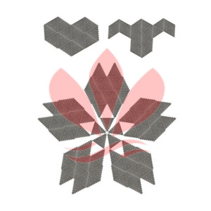 전자 색상 변경 조명 표시 불규칙한 모양 접합 삼각형 <span class=keywords><strong>Led</strong></span> 패널 - Product Image 1