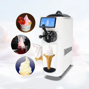 Freeze Fruit Cream.machine Mini Soft Spelor Commercial Turkish Power Vending Ice Cream Machine