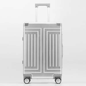 Factory Direct Simple 20/24/26 Inch Universal Wheel TSA Password Suitcase All Aluminum Alloy <strong>Luggage</strong> Case Wholesale - Product Image 4